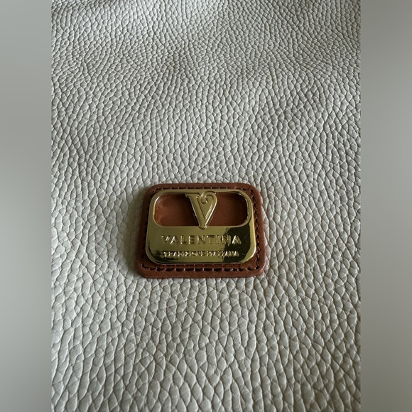 White/Cream Valentina Designer Purse Handbag NWT - Picture 3 of 9